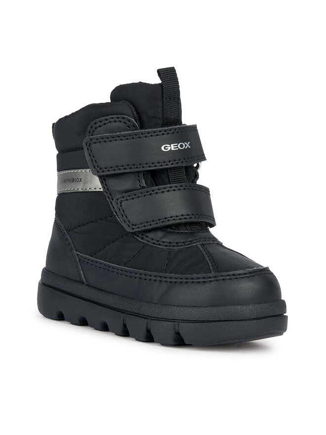 Geox Botas de nieve Geox B Willaboom Boy B Ab B365BG 0FU54 C9999 M Negro