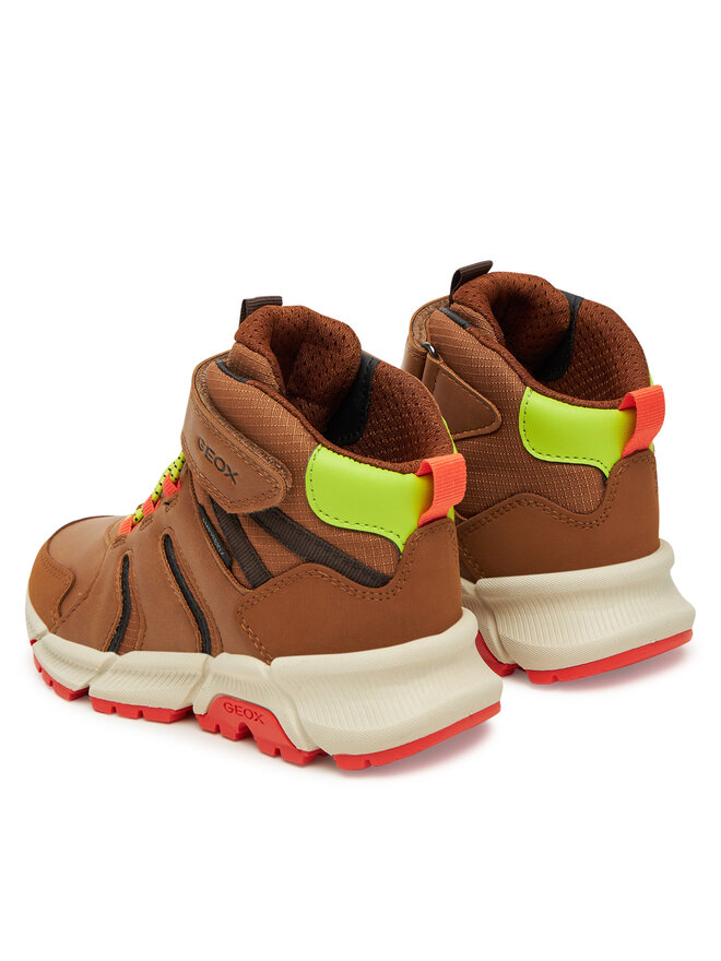 Geox Botines planos Geox J Flexyper Plus J56LCC 0FUME C0616 S Marrón