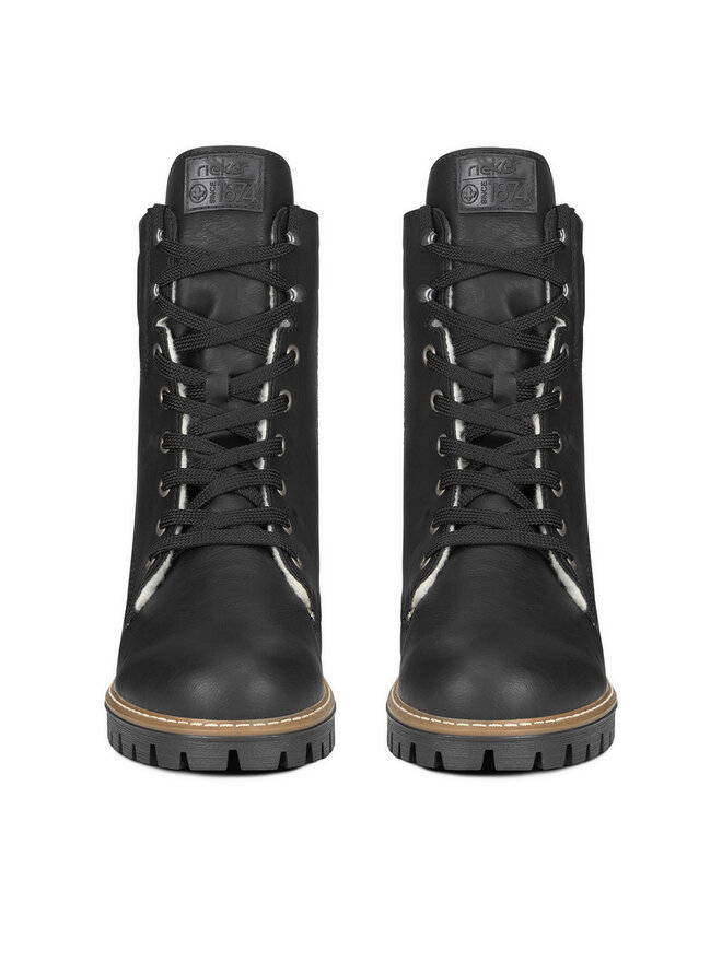 Rieker Botki Rieker Y8610-00 Czarny
