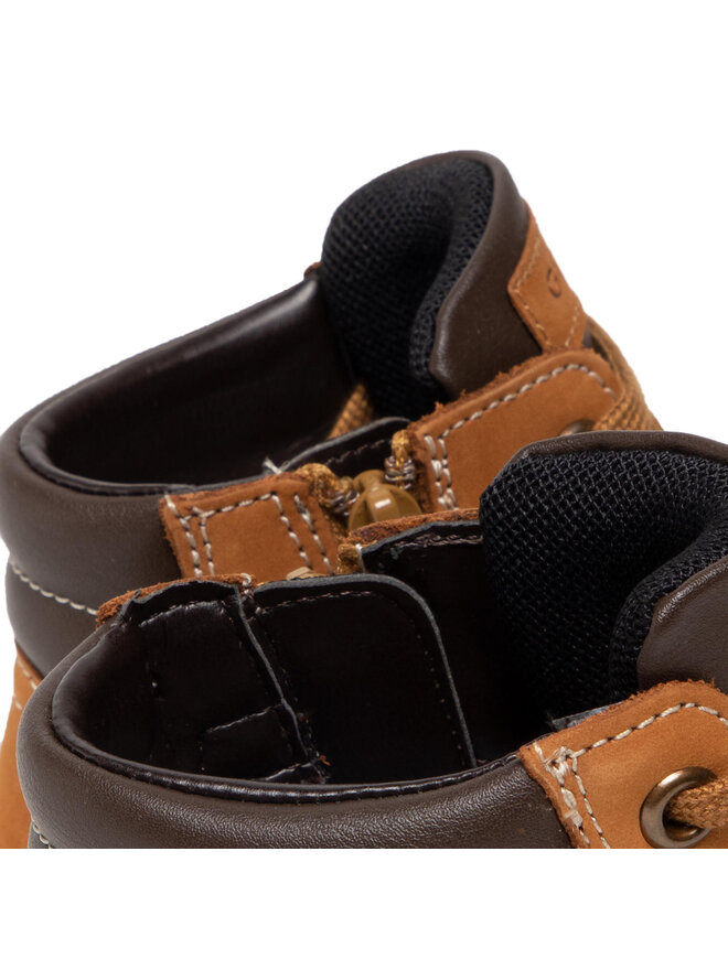Geox Schnürstiefeletten Geox J Shaylax B. B J16FAB 032BC C0930 S Braun