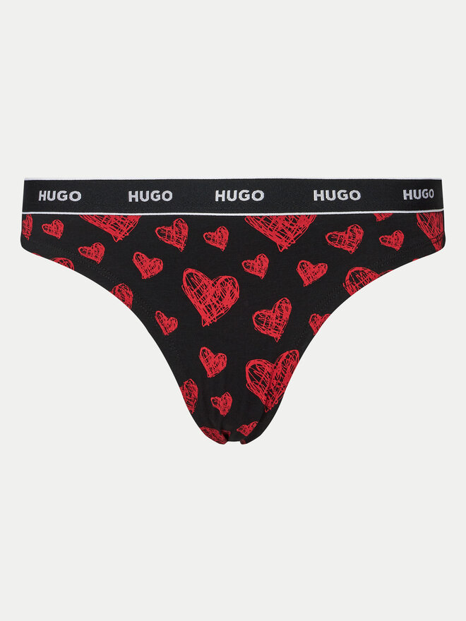 HUGO HUGO Στρίνγκ 50510622 Μαύρο