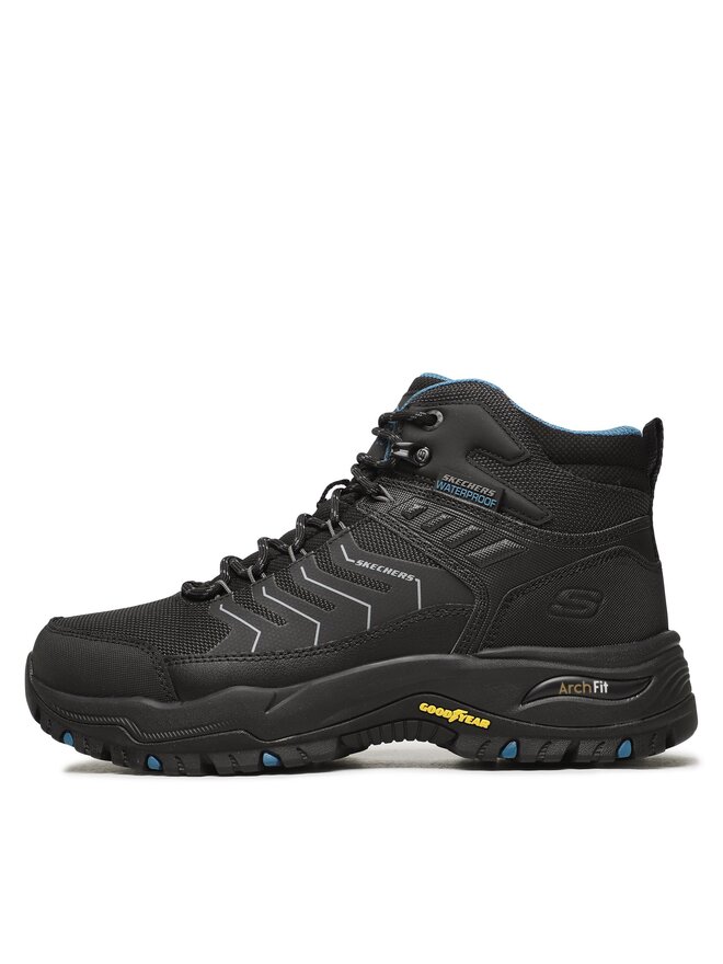 Skechers Bakancs Skechers Arch Fit Dawson Raveno 204634/BLK Fekete