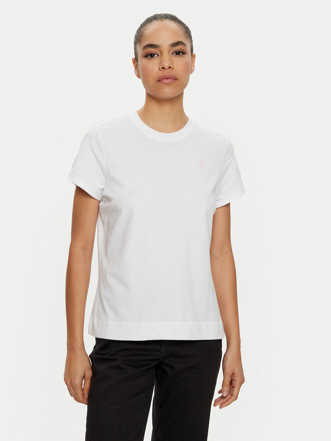 U.S. Polo Assn. U.S. Polo Assn. Marškinėliai WUP0634 Balta Regular Fit