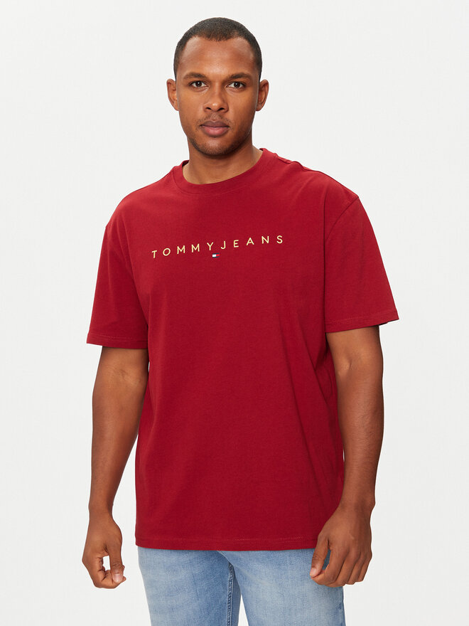 Tommy Jeans Tommy Jeans T-Shirt DM0DM19694 Rot Regular Fit