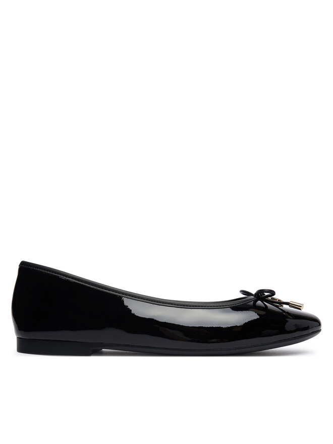Tommy Hilfiger Ballerinas Tommy Hilfiger Th Charm Patent Ballerina FW0FW09481 Schwarz