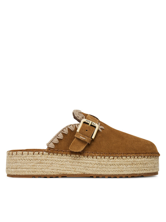 Mou Espadrilles Mou Jute clog plain MU.SW641000A Barna
