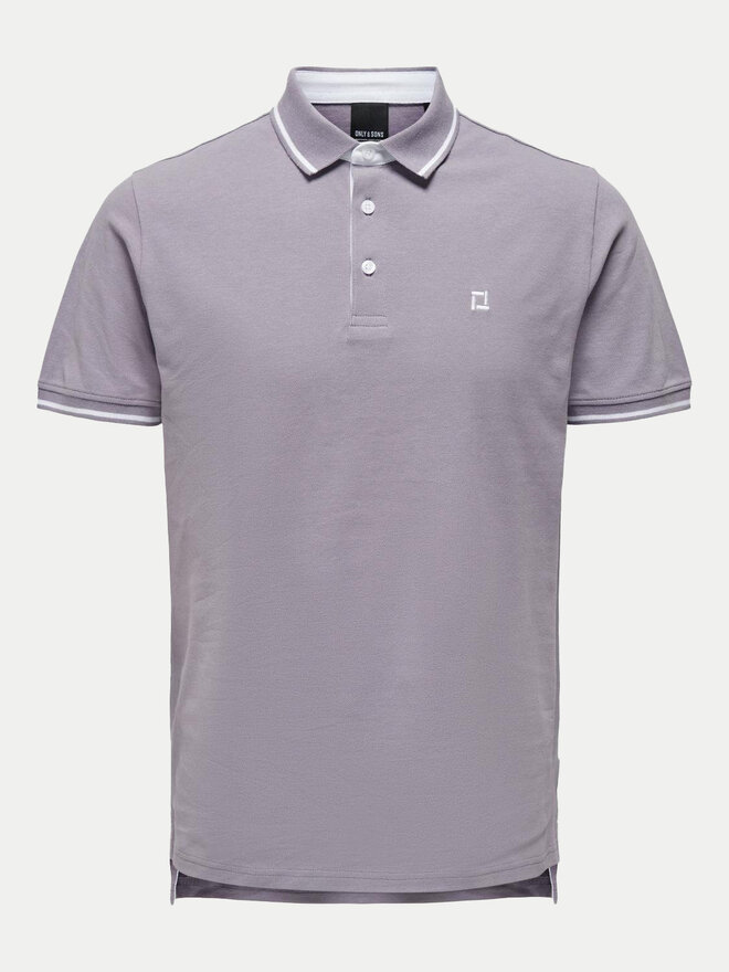 Only & Sons Only & Sons Polo marškinėliai Fletcher 22024827 Violetinė Regular Fit