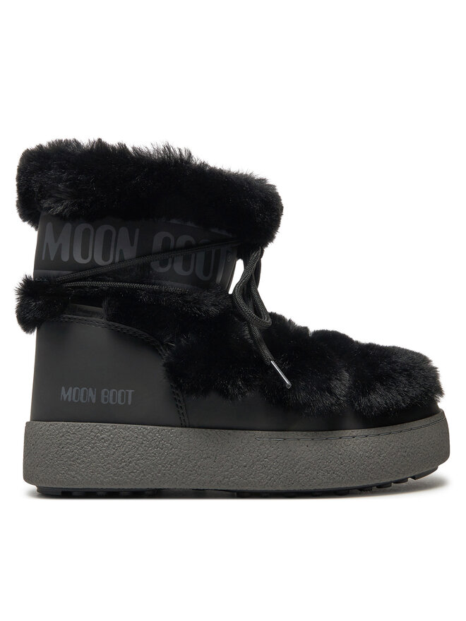Moon Boot Śniegowce Moon Boot Ltrack Tube Faux-Fur 80D2450130 Czarny