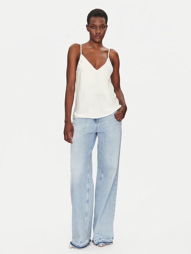 ViCOLO ViCOLO Felső TD0649 Ekru Regular Fit