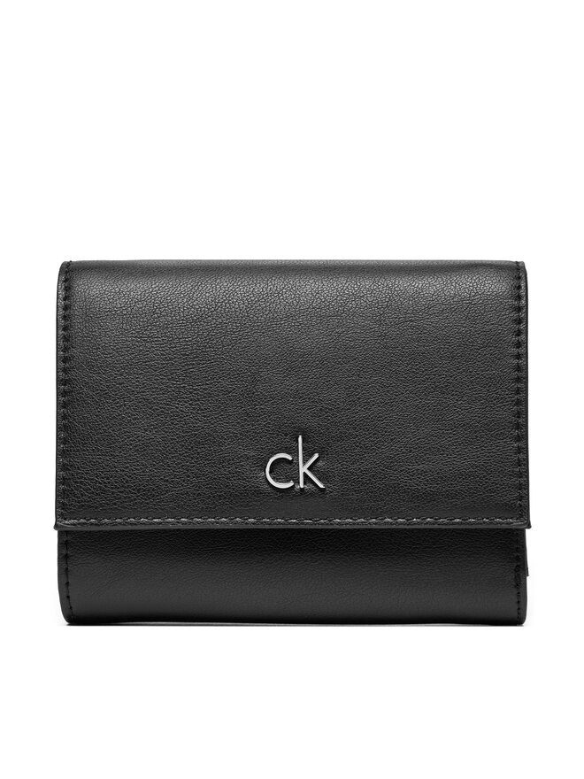 Calvin Klein Mazs sieviešu maks Calvin Klein Ck Daily Medium Trifold_Pbl K60K612851 Melns