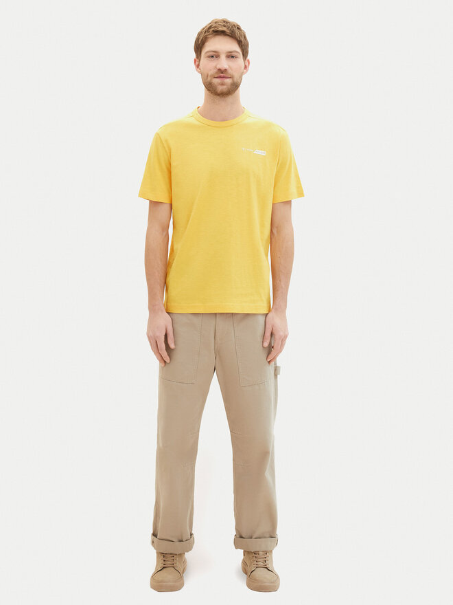 Tom Tailor Tom Tailor Camiseta 1040821 Amarillo Regular Fit