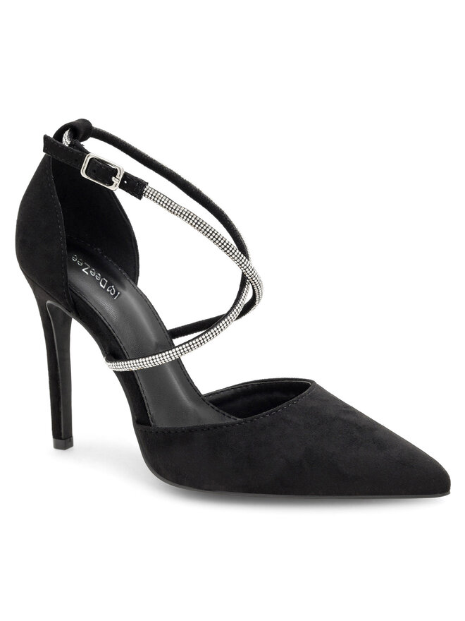 DeeZee Szpilki DeeZee LARISSA KL-HH4785-62 Czarny