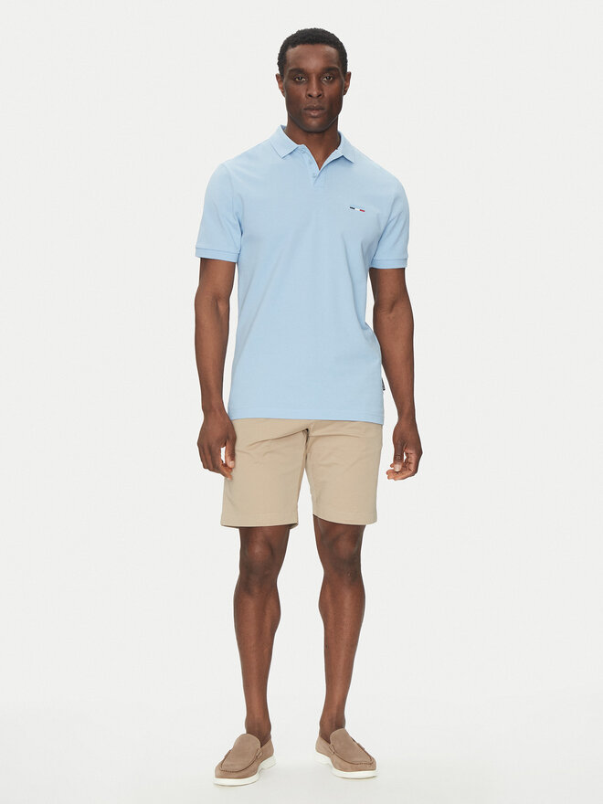 Hechter Paris Hechter Paris Poloshirt Pique H-Eco 74004 151902 Himmelblau Regular Fit