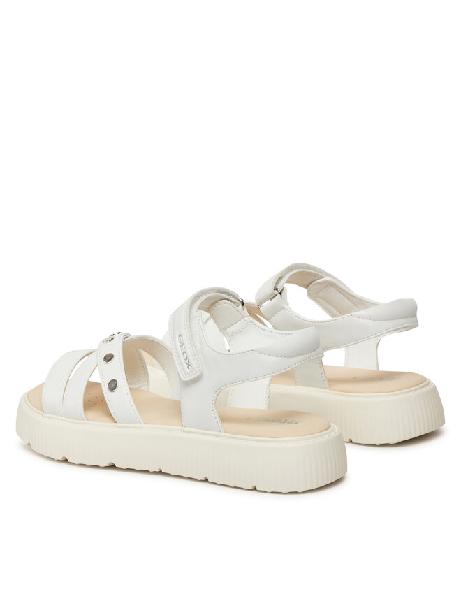 Geox Szandál Geox J Sandal Kodette Gir J45DBI 0003W C1000 D Fehér