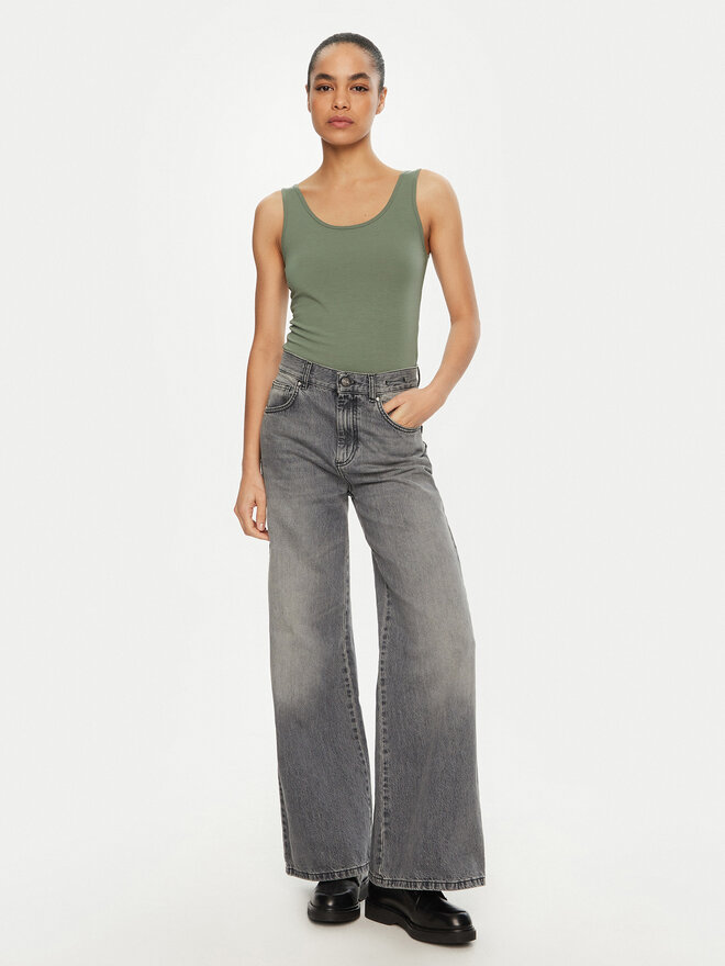 Vero Moda Vero Moda Top Lulu 10326294 Zelena Regular Fit