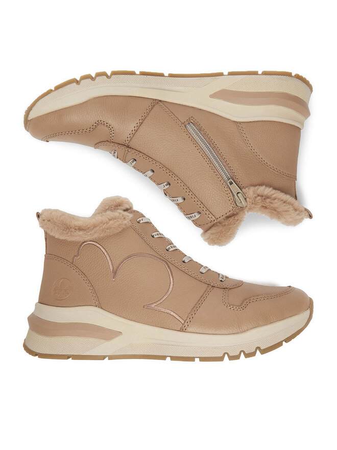 Rieker Botines planos Rieker CEO-M6606-20 Beis