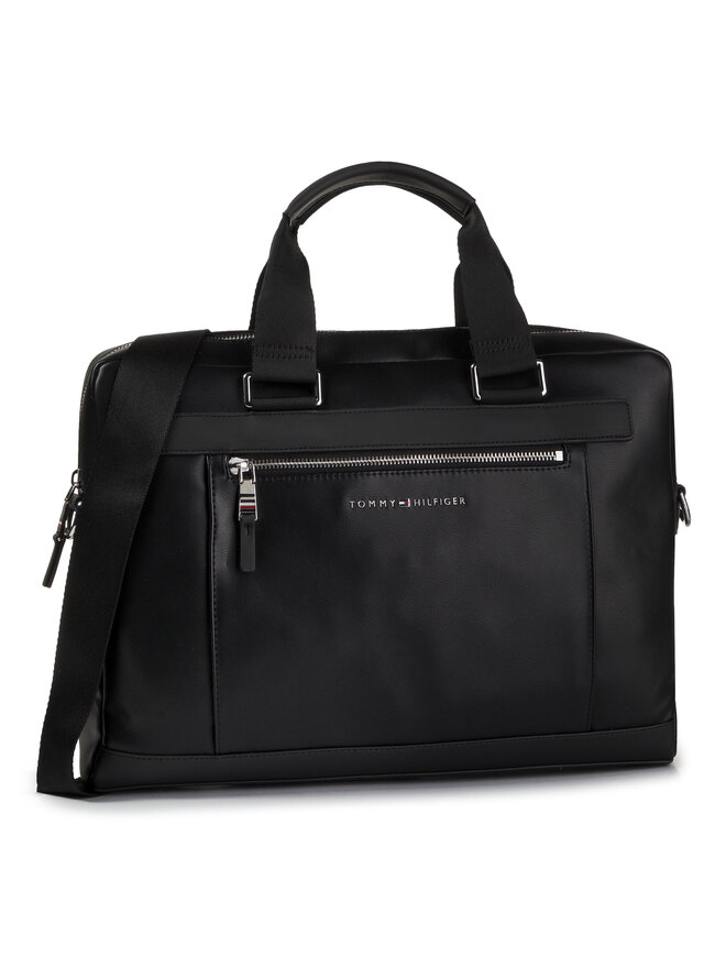 Tommy Hilfiger Laptoptasche Tommy Hilfiger Metro Computer AM0AM05439 Schwarz
