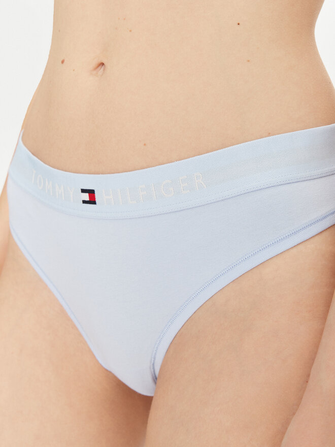 Tommy Hilfiger Tommy Hilfiger Stringtanga UW0UW04146 Himmelblau