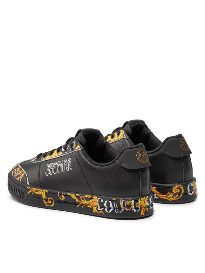Versace Jeans Couture Sneakersy Versace Jeans Couture 76YA3SK6 Černá