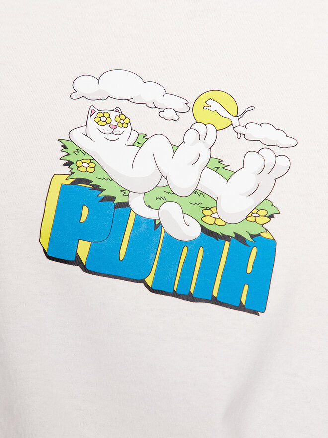 Puma Puma Marškinėliai Puma X Ripndip 622196 Écru Relaxed Fit