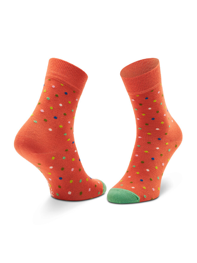 Happy Socks Calcetines altos unisex Happy Socks DOT13-2700 Naranja
