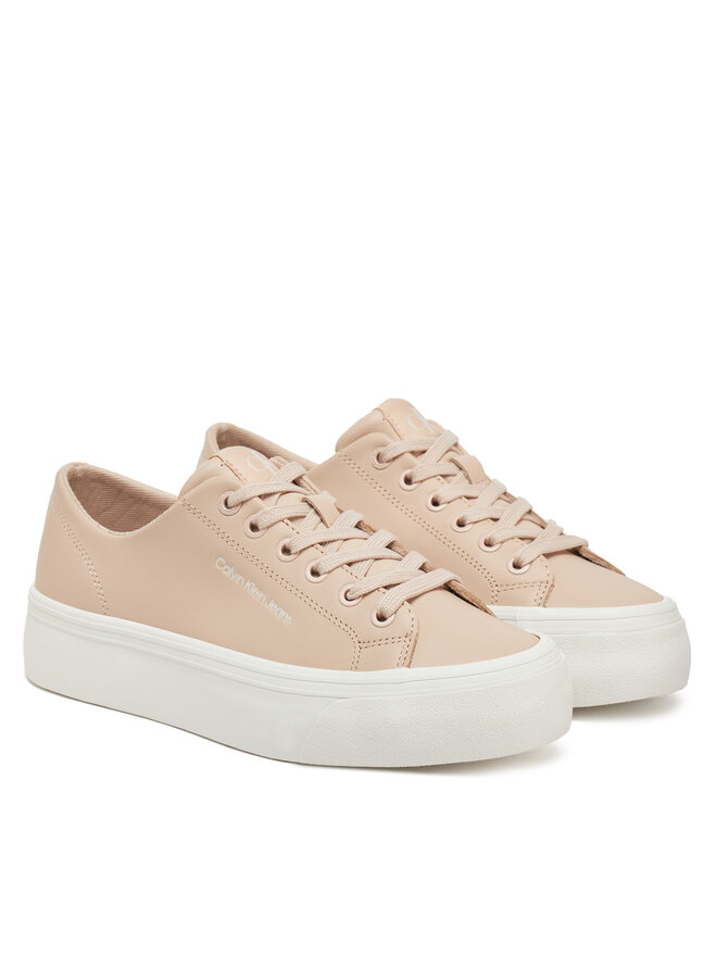 Calvin Klein Jeans Sportcipők Calvin Klein Jeans Vulc Flatform Low Mg Lth YW0YW01771 Rózsaszín