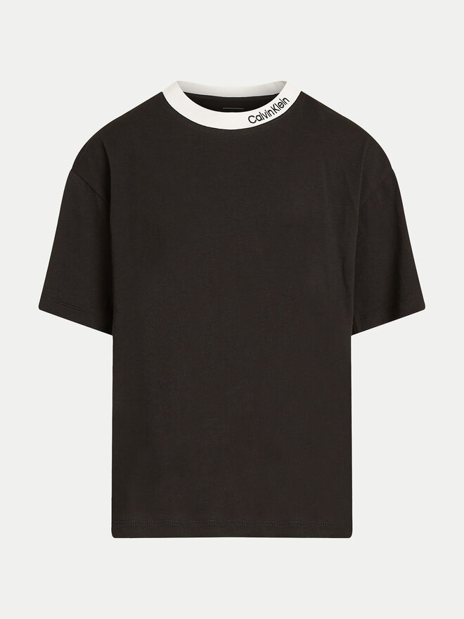 Calvin Klein Jeans Calvin Klein Jeans T-Shirt Embro Tape IB0IB02457 Schwarz Regular Fit