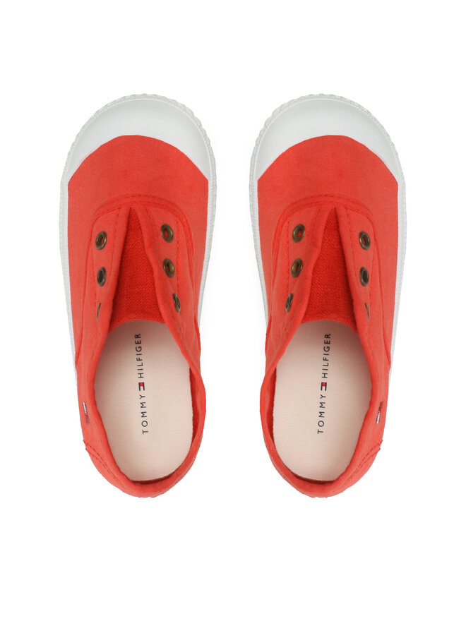 Tommy Hilfiger Bambas Tommy Hilfiger Low Cut Easy-On Sneaker T1X9-32824-0890 S Coral