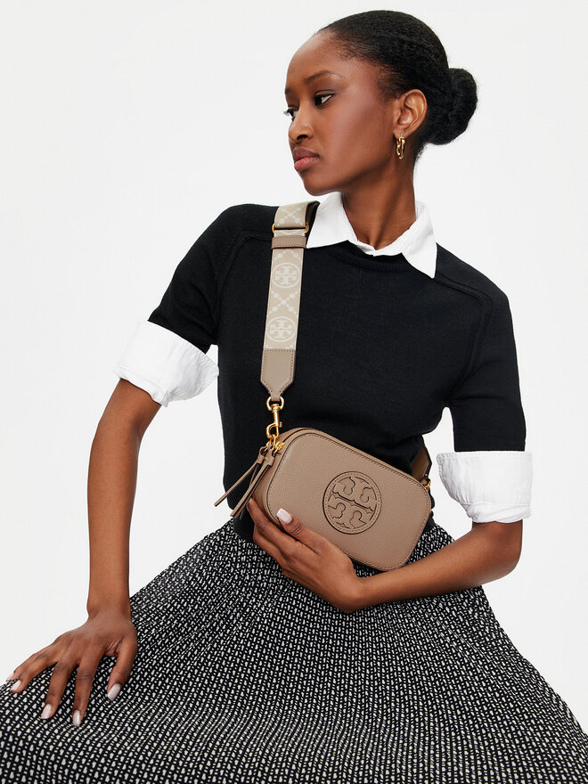 Сумка Tory Burch Miller Mini Crossbody Bag 150153 Бежевий