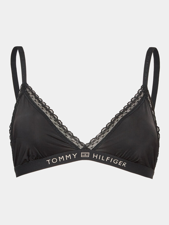 Tommy Hilfiger Tommy Hilfiger Trikotni nedrček UW0UW04242 Črna