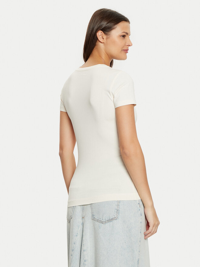 Guess Guess Camiseta W5RI21 J1314 Écru Regular Fit