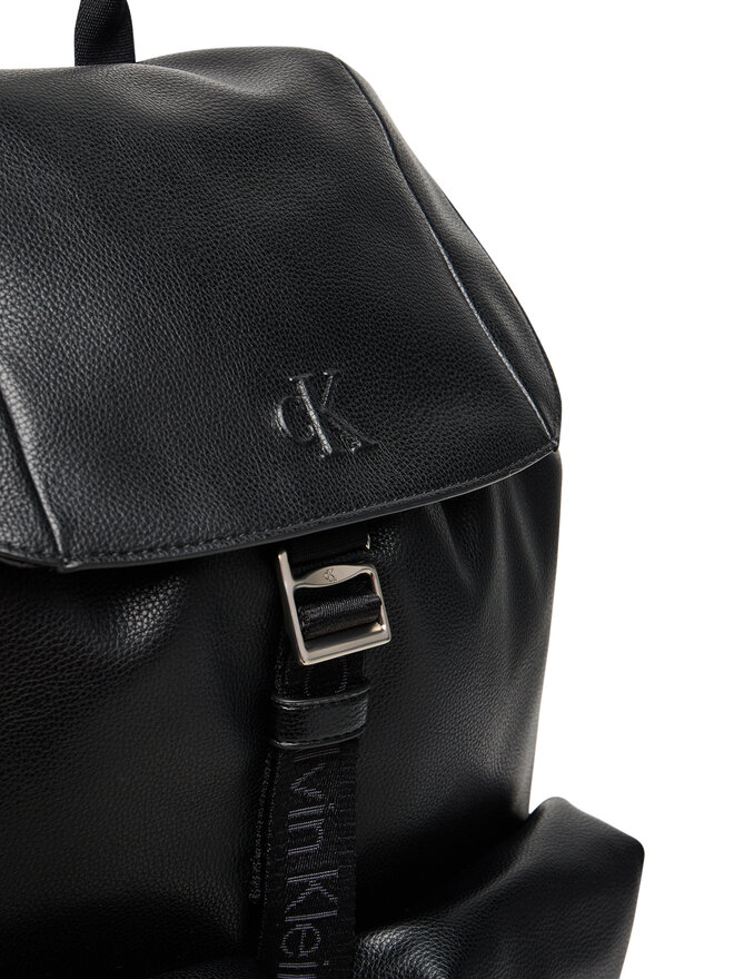 Calvin Klein Σακίδιο Calvin Klein Cargo Flap Backpack LV04D3127G Μαύρο
