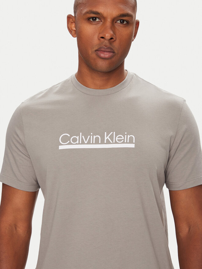 Calvin Klein Calvin Klein Camiseta Outline Tape Graphic LV04RC852G Gris Regular Fit