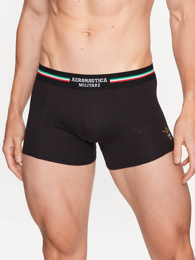 Aeronautica Militare Aeronautica Militare Σετ μποξεράκια 2 τμχ. AM1UBX001 Μαύρο