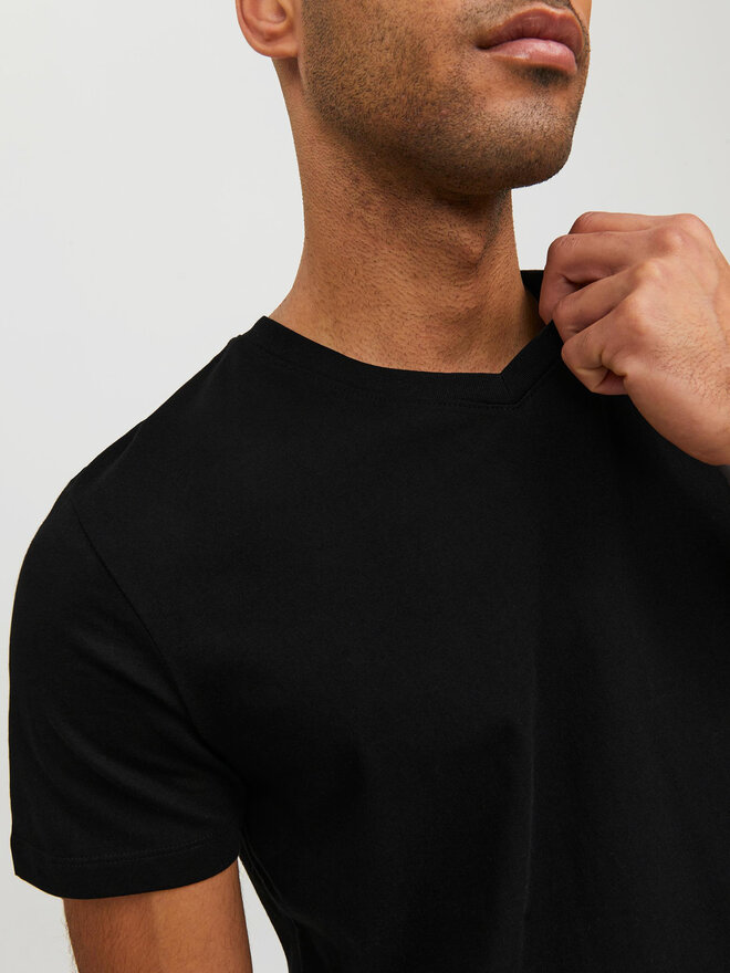Jack&Jones Jack&Jones T-Shirt Basic 12156102 Μαύρο Standard Fit