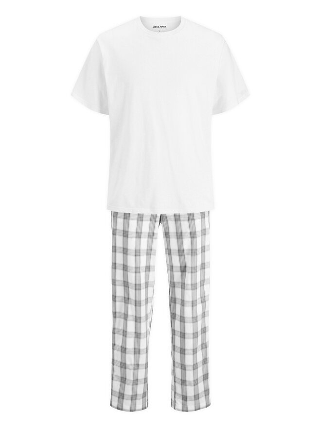Jack & Jones Jack & Jones Pižama Luca 12266993 Balta Standard Fit