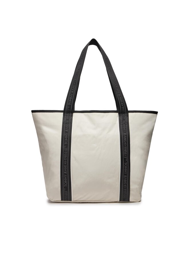 Tommy Jeans Τσάντα Tommy Jeans Tjw Heritage Tote AW0AW15824 Εκρού