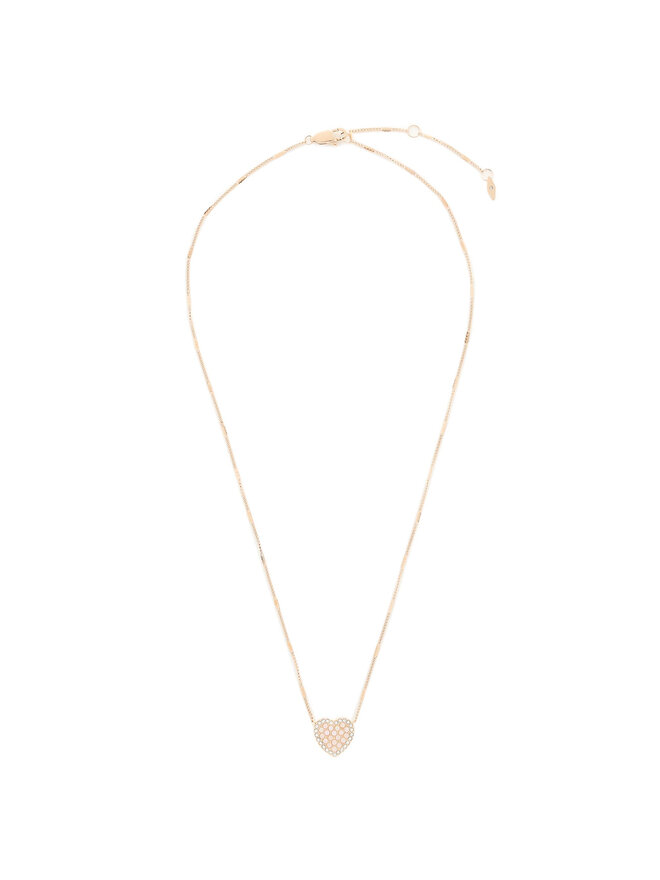 Fossil Намисто Fossil Mosaic Heart JF03164791 Золотий