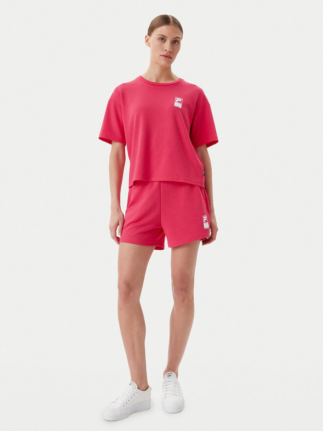 Fila Fila Футболка Lisakovsk FAW1044 Рожевий Loose Fit