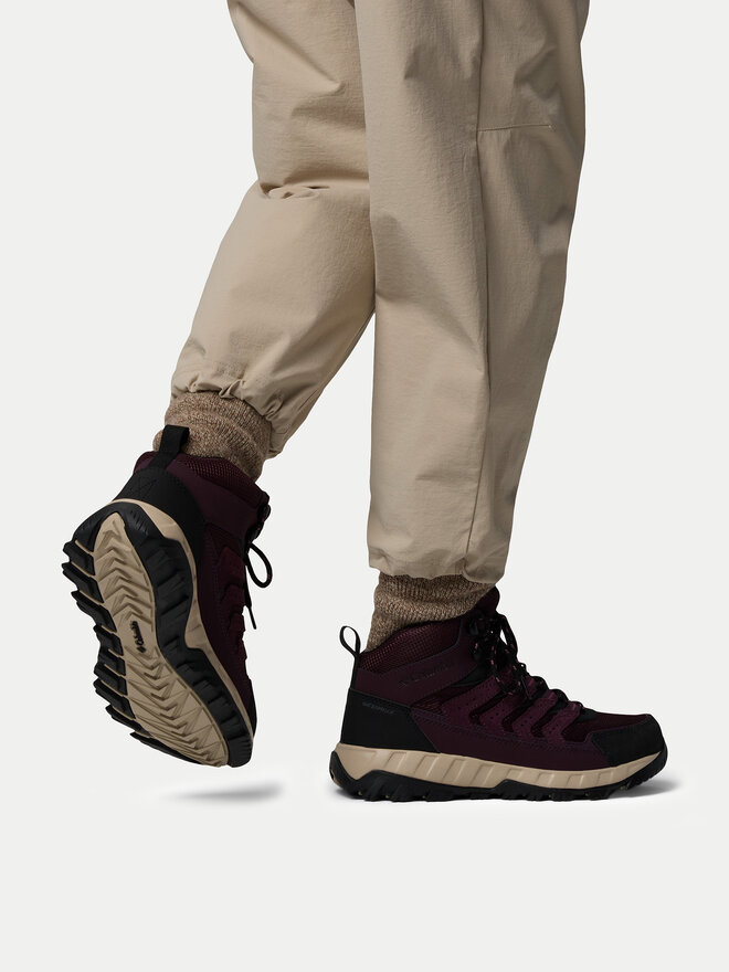 Columbia Trekkingschuhe Columbia Strata Trail Mid 2078561 Dunkelrot