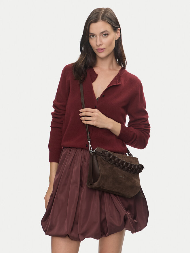 Coccinelle Сумка Coccinelle P6P Boheme Suede Bimaterial E1 P6P 58 01 01 Коричневий