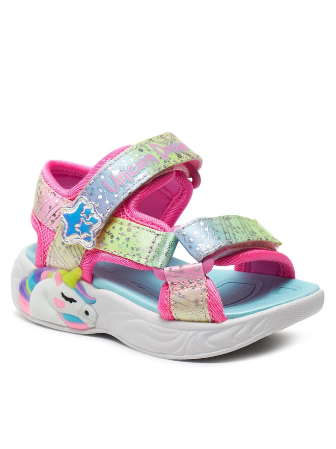 Skechers Sandále Skechers Unicorn Dreams Sandal-Majestic Bliss 302682N/PKMT Ružová