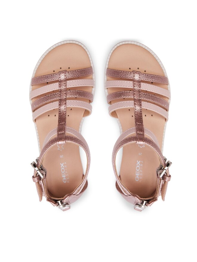 Geox Sandály Geox J Sandal Karly Girl J7235D 0QDHH C8172 S Růžová