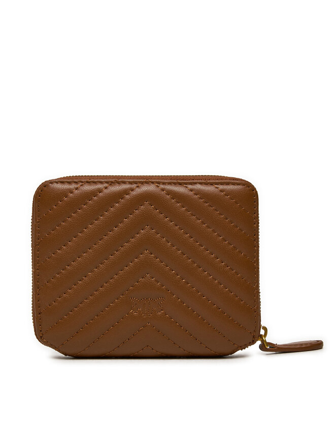 PINKO Duży Portfel Damski Pinko Taylor Zip Around . AI 24-25 PCPL 100249 A0GK Brązowy