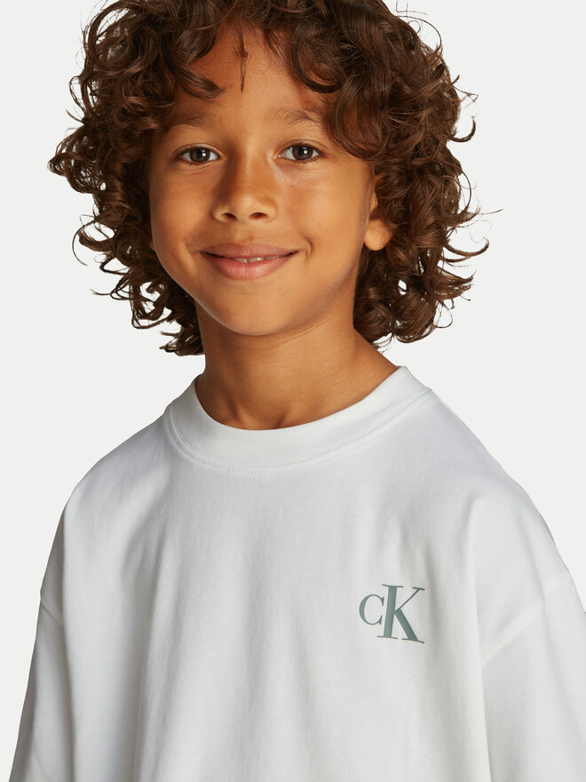 Calvin Klein Jeans Calvin Klein Jeans T-Shirt Miami IB0IB02449 Weiß Relaxed Fit