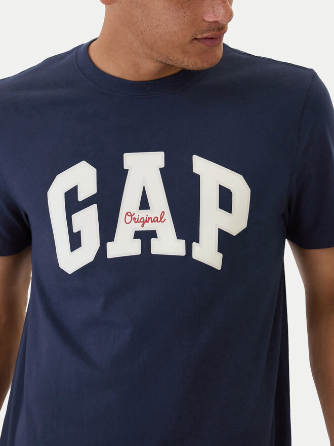 Gap Gap Marškinėliai 542246-02 Tamsiai mėlyna Regular Fit