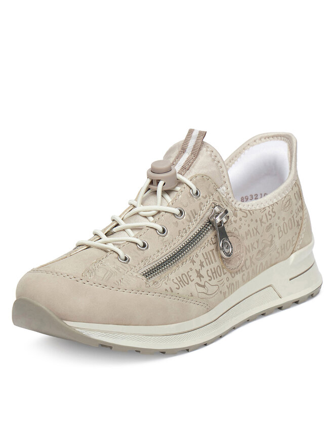 Rieker Sneakersy Rieker N1455-62 Béžová