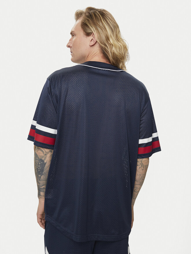 Fila Fila Majica FAM0652 Mornarsko modra Relaxed Fit