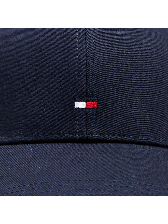 Tommy Hilfiger Šiltovka Tommy Hilfiger Essential Flag Cap AW0AW16360 Modrá