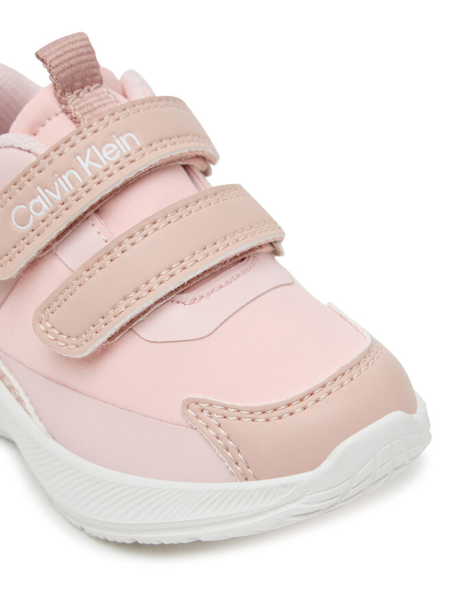 Calvin Klein Сникърси Calvin Klein Low Cut Velcro Sneaker V1A9-83102-1845 M Розов